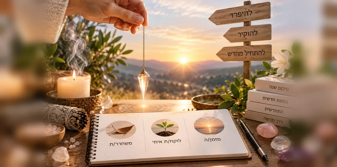 מטוטלת לשנה החדשה - טקס טיהור, שחרור, כוונה והתחדשות | שרית-ה אשרוב